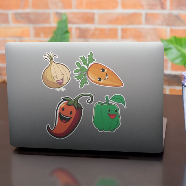 Sticker Amis de légumes souriants (Créateur téléchargé)