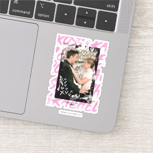 Sticker AMIS™   Ross Et Rachel Doodled Hearts