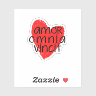 Sticker Amor Omnia Vincit (L'Amour Conquiert Tous)