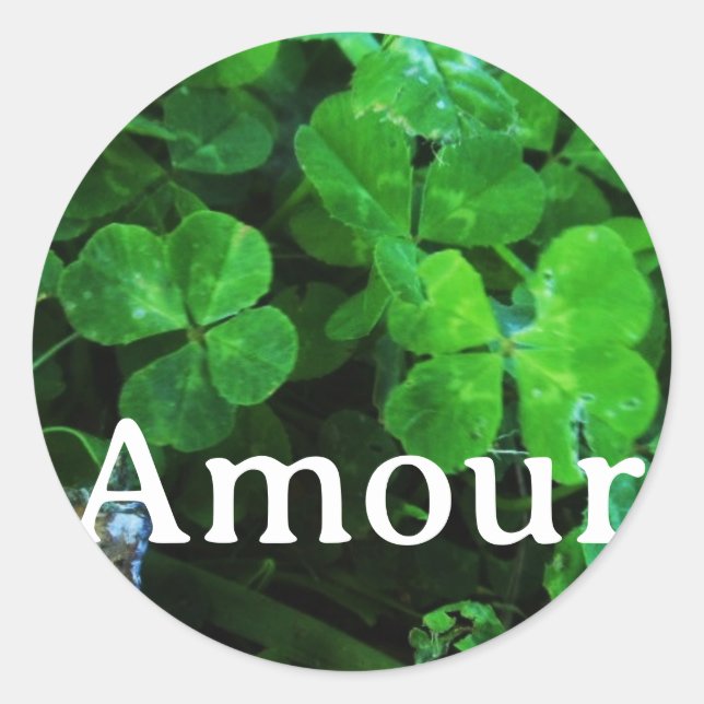Sticker 'Amour' (Front)