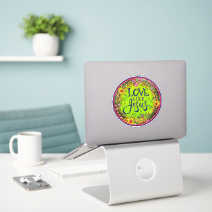 Sticker Amour Comme Jésus Inspirant Amusant Inspiritisme F