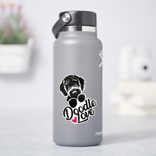 Sticker Amour de chien Doodle