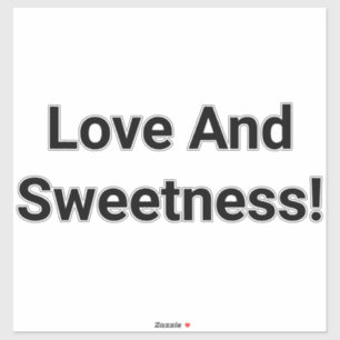 Sticker Amour & Douceur Hankamer Artjunkhaus Splash-Art 