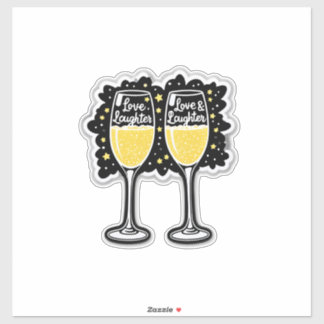 Sticker Amour et rire