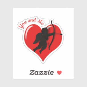 Sticker Amour mignon Saint Valentin