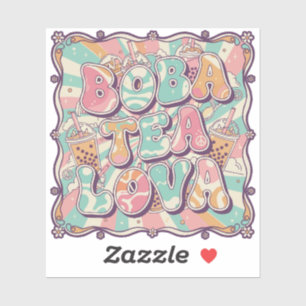 Sticker Amoureux de Bubble Tea