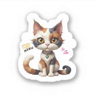 Sticker Amoureux des chats