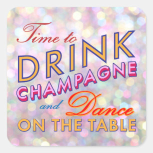 Sticker amusant, fluide et coloré