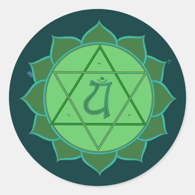 Sticker Anahata Chakra (Devant)