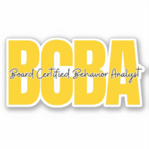Sticker Analyste du comportement certifié par le conseil