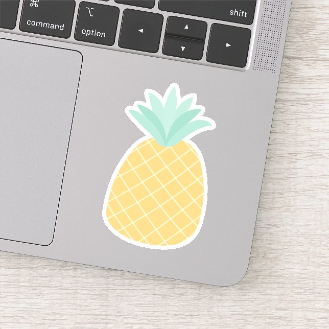 Sticker Ananas mignon - Tropical (Détail)