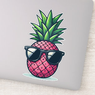 Sticker Ananas rose Preppy
