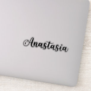 Sticker Anastasia Nom - Calligraphie manuscrite