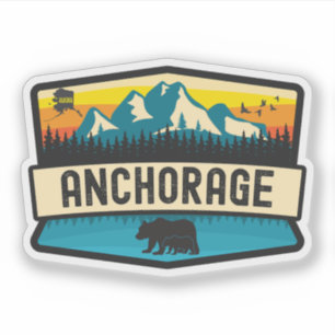 Sticker Anchorage, Alaska