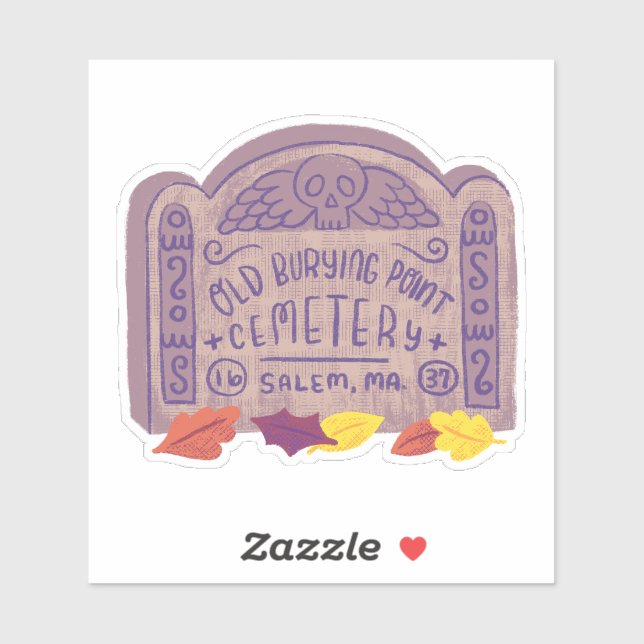 Sticker Ancien cimetière Pt Salem (Feuille)