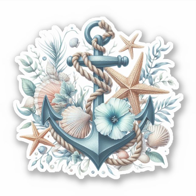 Sticker Ancre nautique (Devant)