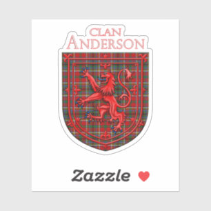 Sticker Anderson de Ardfrein Tartan Scottish Plaid