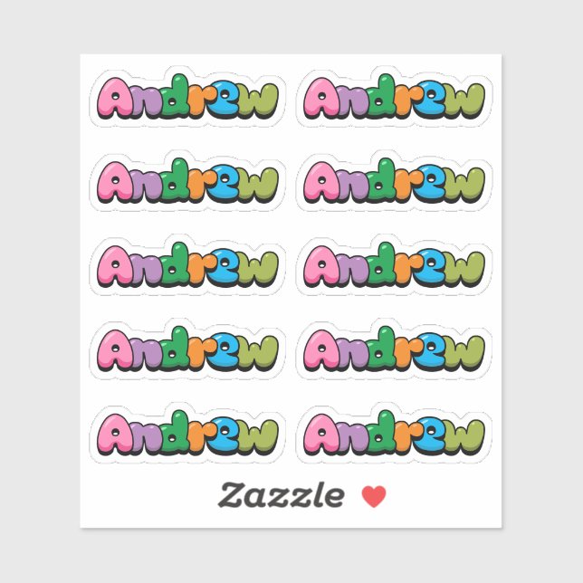Sticker Andrew (Feuille)