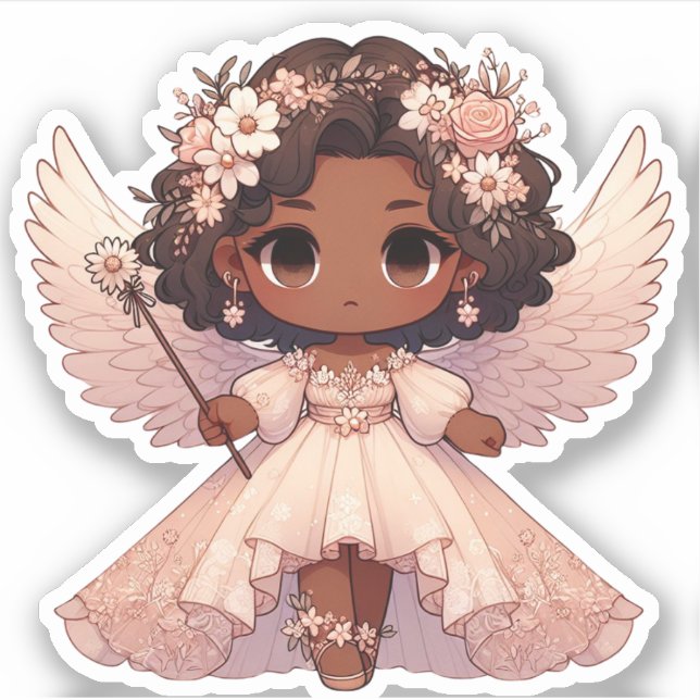 Sticker ange mignon (Devant)