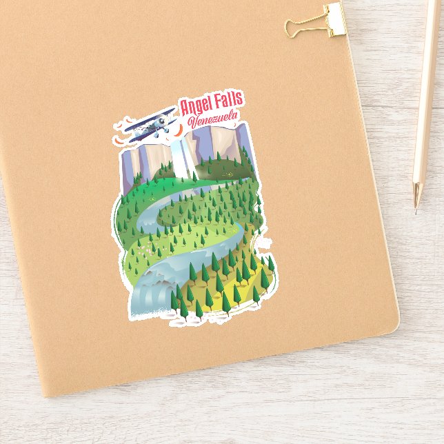 Sticker Angel Falls Venezuela (Carnet)