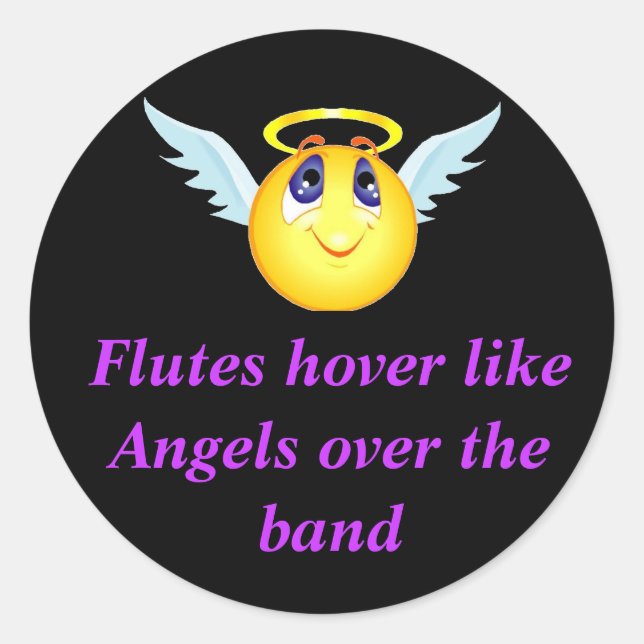 Sticker Angel Flûte (Devant)