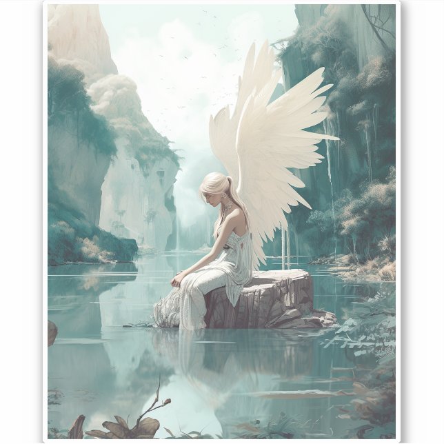Sticker Angel Imaginaire Art (Devant)