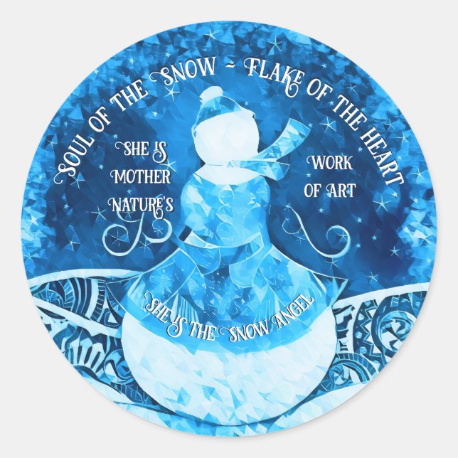Sticker Angel Neige (Devant)