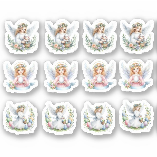 Sticker Anges de Pâques (Devant)