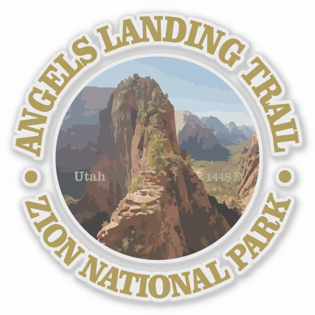 Sticker Anges Landing (Zion NP) (Devant)