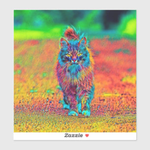 Sticker AnimalColor_Cat_002