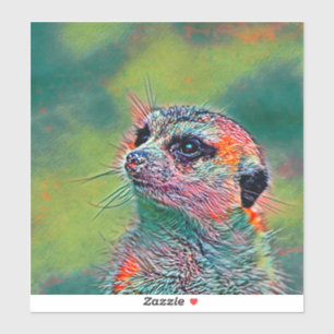 Sticker AnimalMix_Meerkat_009