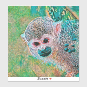 Sticker AnimalMix_Singe_010
