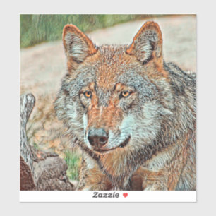 Sticker AnimalMix_Wolf_003