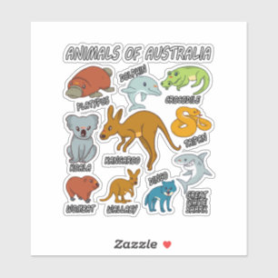 Sticker Animaux En Australie