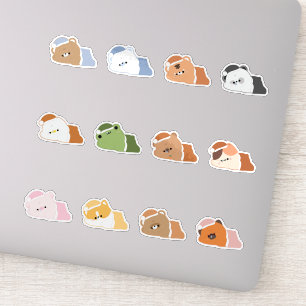 Sticker Animaux endormis