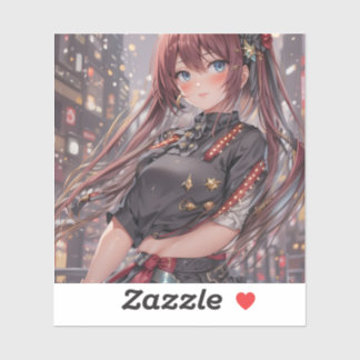 Sticker Anime Girl AI Générique