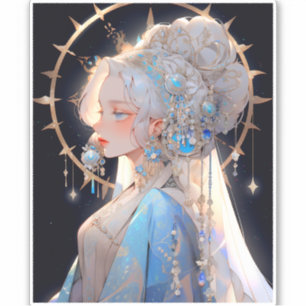 Sticker Anime Princess Imaginaire Art