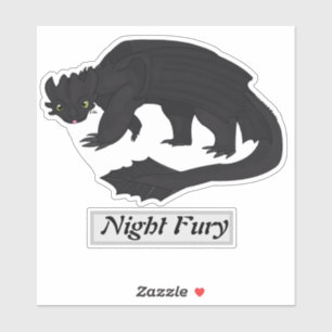 Sticker Année du dragon : Night Fury