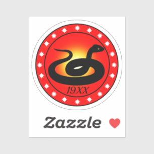 Sticker Année du serpent