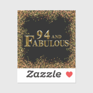 Sticker Anniversaire 94 ans
