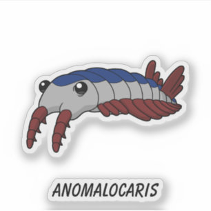 Sticker Anomalocaris - Créature maritime préhistorique Vin