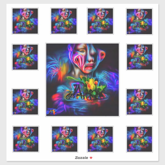 Sticker Anthrophobie 2 (Feuille)