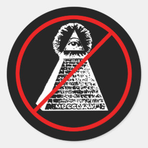 Sticker anti-illuminati