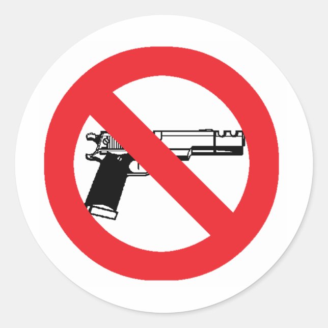 Sticker anti-pistolet (Devant)