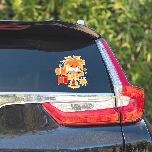 Sticker Anxiété "Oh non" (Côté voiture)