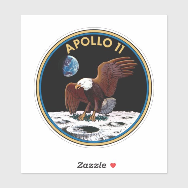 Sticker Apollo 11 (Feuille)