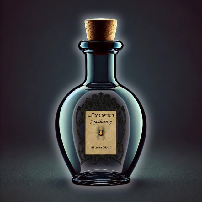 Sticker Apothécaire de Lilac Cloven : Sang de Pegasus (Créateur téléchargé)