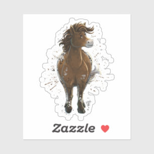 Sticker Appaloosa Peint Pony
