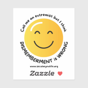 Sticker Appelle-moi un extrémiste