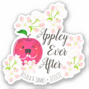 Sticker Appley Ever After - Punny Garden